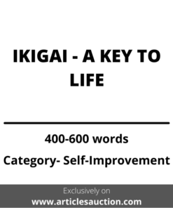 IKIGAI - A KEY TO LIFE - Articles Auction