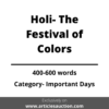 Holi- The festival of Colors - Articles Auction