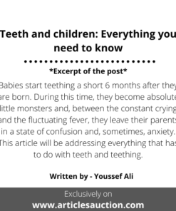 Teeth and children: Everything you need to know - Articles Auction